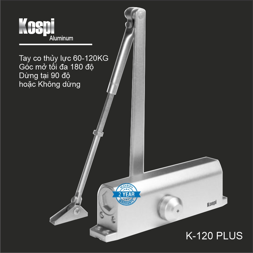 Tay co thủy lực Kospi K120-PLUS