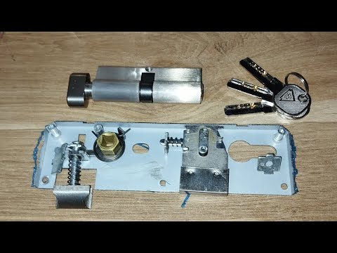 Sửa khóa cửa bị kẹt, gãy trục - cấu tạo bên trong ổ khóa cửa